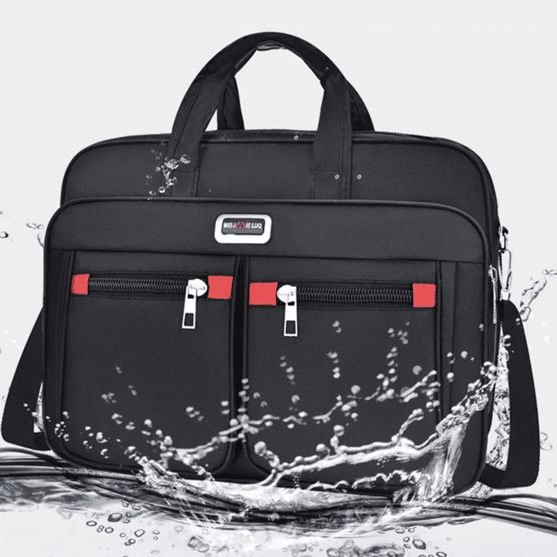 Men's Large Capacity Business Laptop Briefcase - Durable, Wear-Resistant, 14-inch
