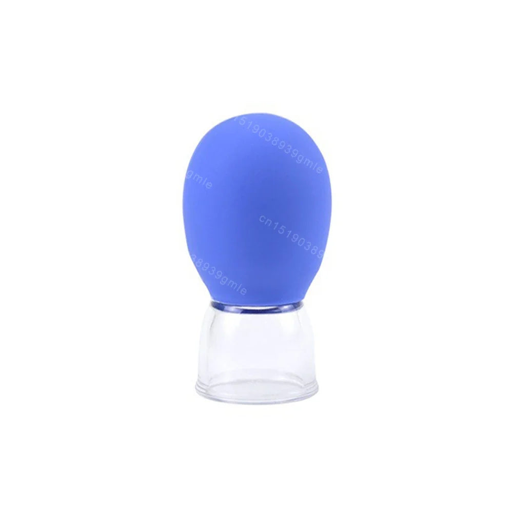 Silicone Vacuum Cupping Massage Jars Anti Cellulite Massage Facial Suction Cups Face Neck Lift Skin Scraping Guasha Anti Wrinkle