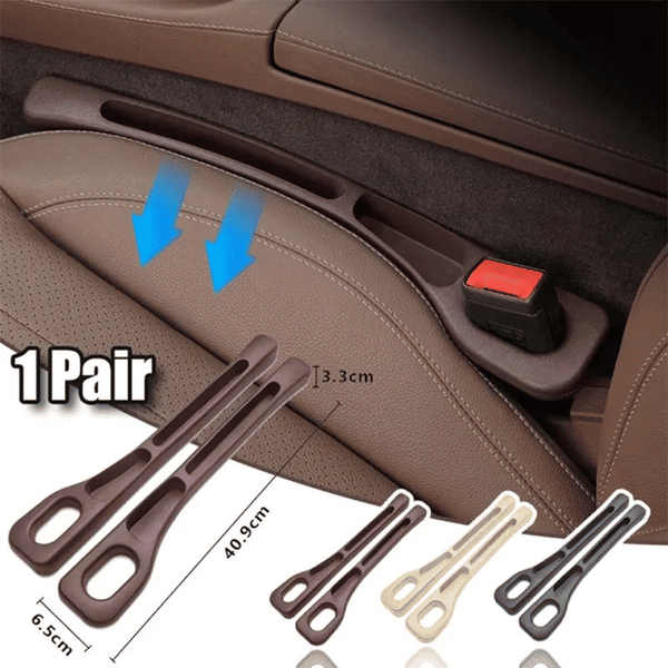 Universal Car Seat Gap Filler Strip Leak Proof Organizer Pair