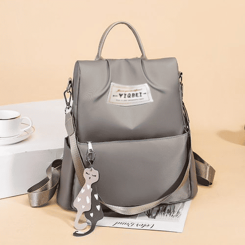 Secure & Stylish Anti-Theft Women's Backpack - Durable Nylon Handbag Daypack