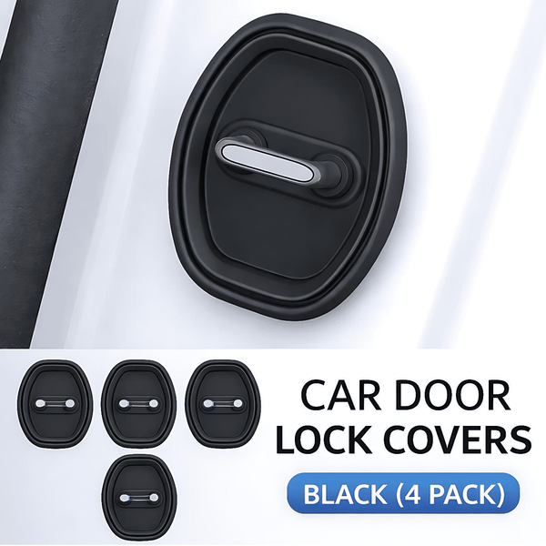 Silicone Car Door Lock Cover Set for Vehicle Protection (4-Pack)