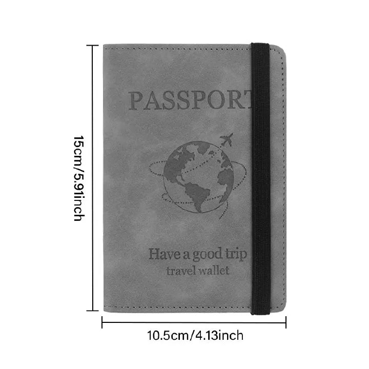 RFID Passport Holder – Ultra-Thin PU Leather Travel Wallet Organizer