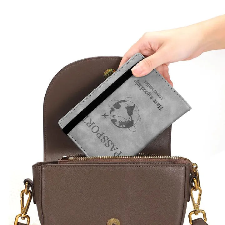 RFID Passport Holder – Ultra-Thin PU Leather Travel Wallet Organizer