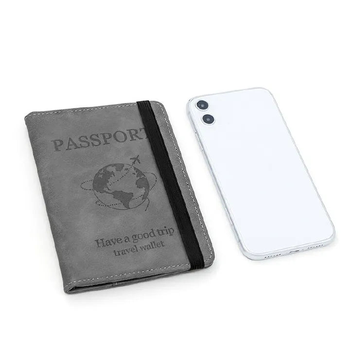 RFID Passport Holder – Ultra-Thin PU Leather Travel Wallet Organizer