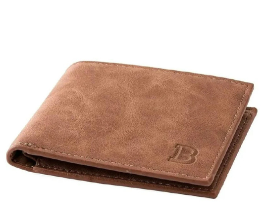 Classic JC Men’s Leather Wallet – Slim Bifold Business & Casual Wallet